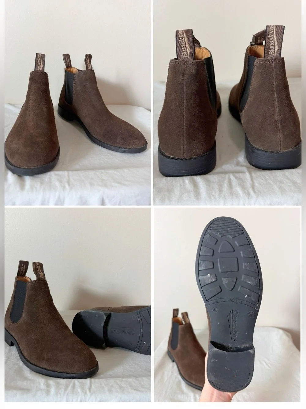 Blundstone brown dress suede chelsea boot BL2391 Ankle Boots for Men size 8.5AUS